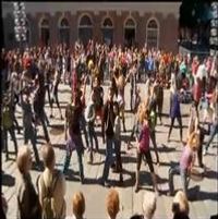 STAGE TUBE: Boston Welcomes ROCK OF AGES with Flash Mob Video
